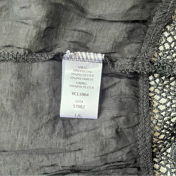 Elan Lace Tiered Maxi Dress L - Picture 7 of 11